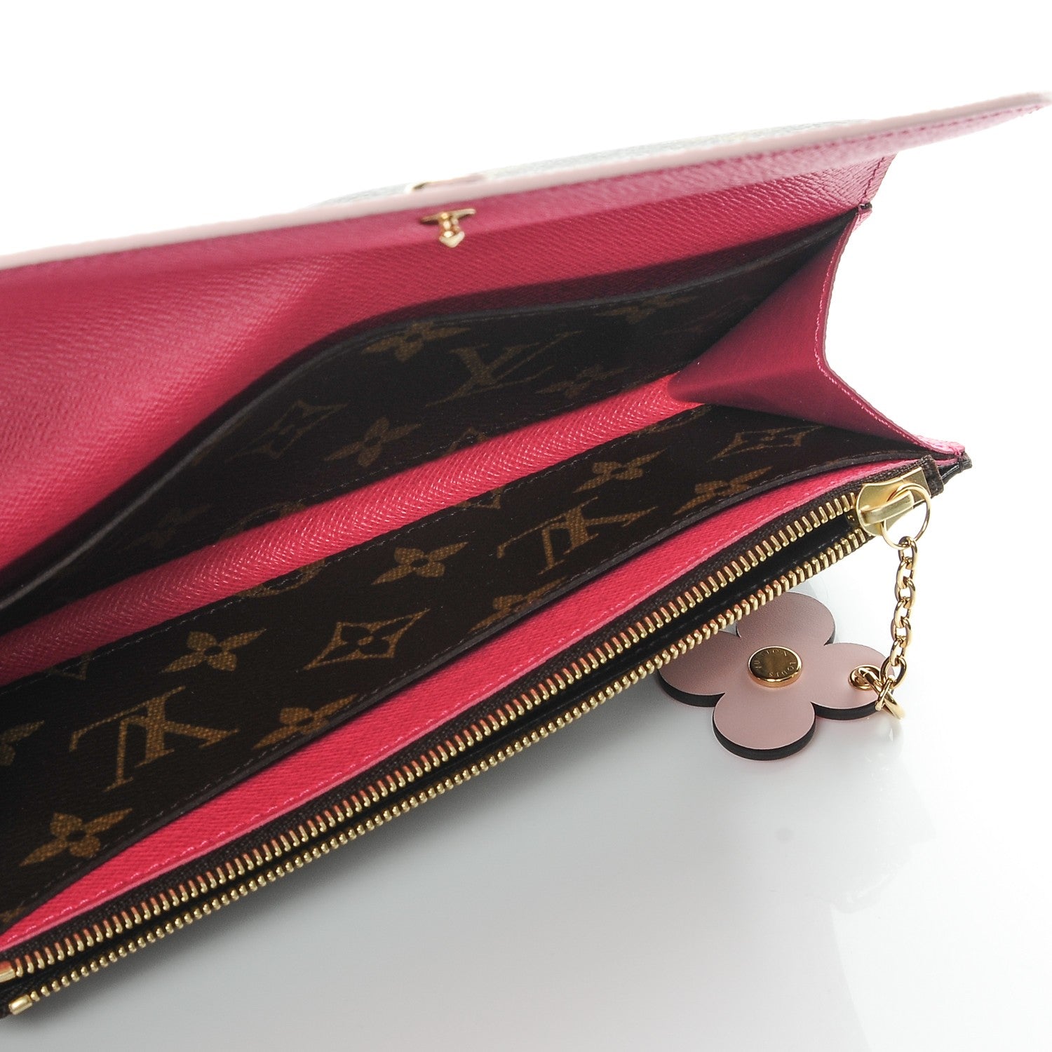 Louis Vuitton Monogram Bloom Flower Emilie Wallet 5 of 8