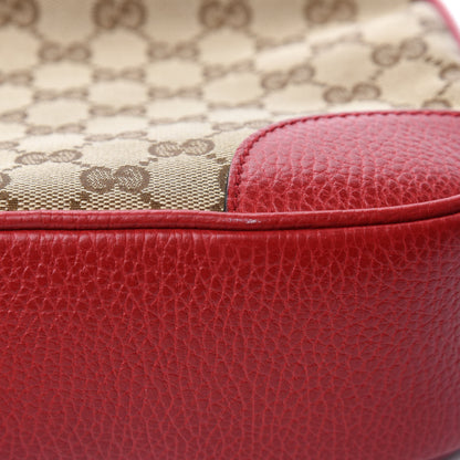 Gucci Monogram Mini Bree Messenger Bag Red 12 of 13