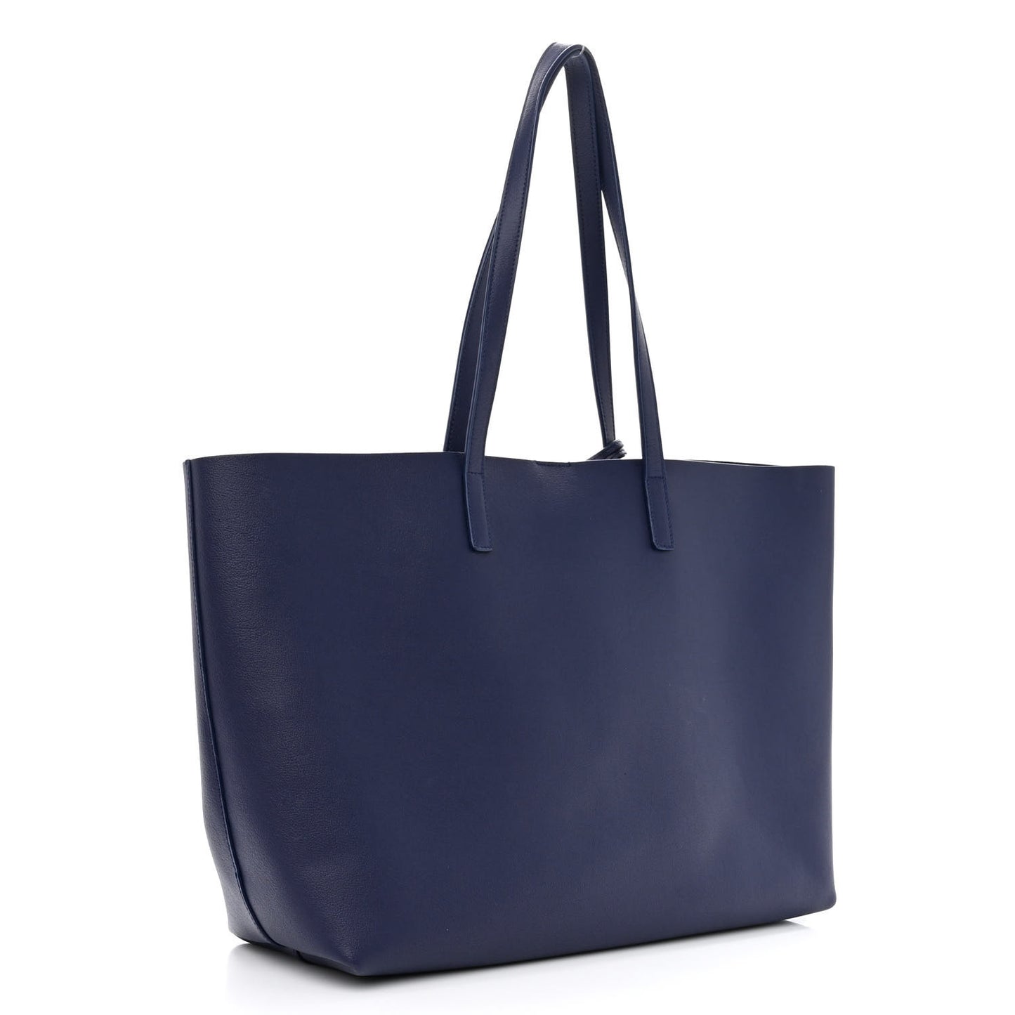 Calfskin Large Shopping Tote Saphir