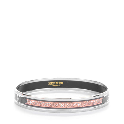 Hermes Enamel Printed Narrow Bracelet 70 1 of 5