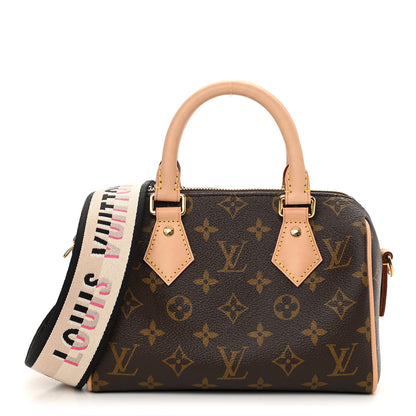 Louis Vuitton Monogram Speedy Bandouliere 20 Black 1 of 10