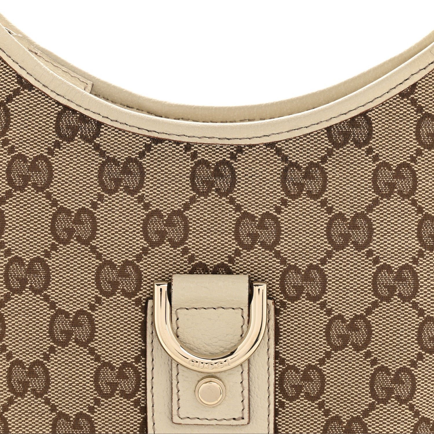 Gucci Monogram Medium Abbey D Ring Hobo Off White 8 of 13