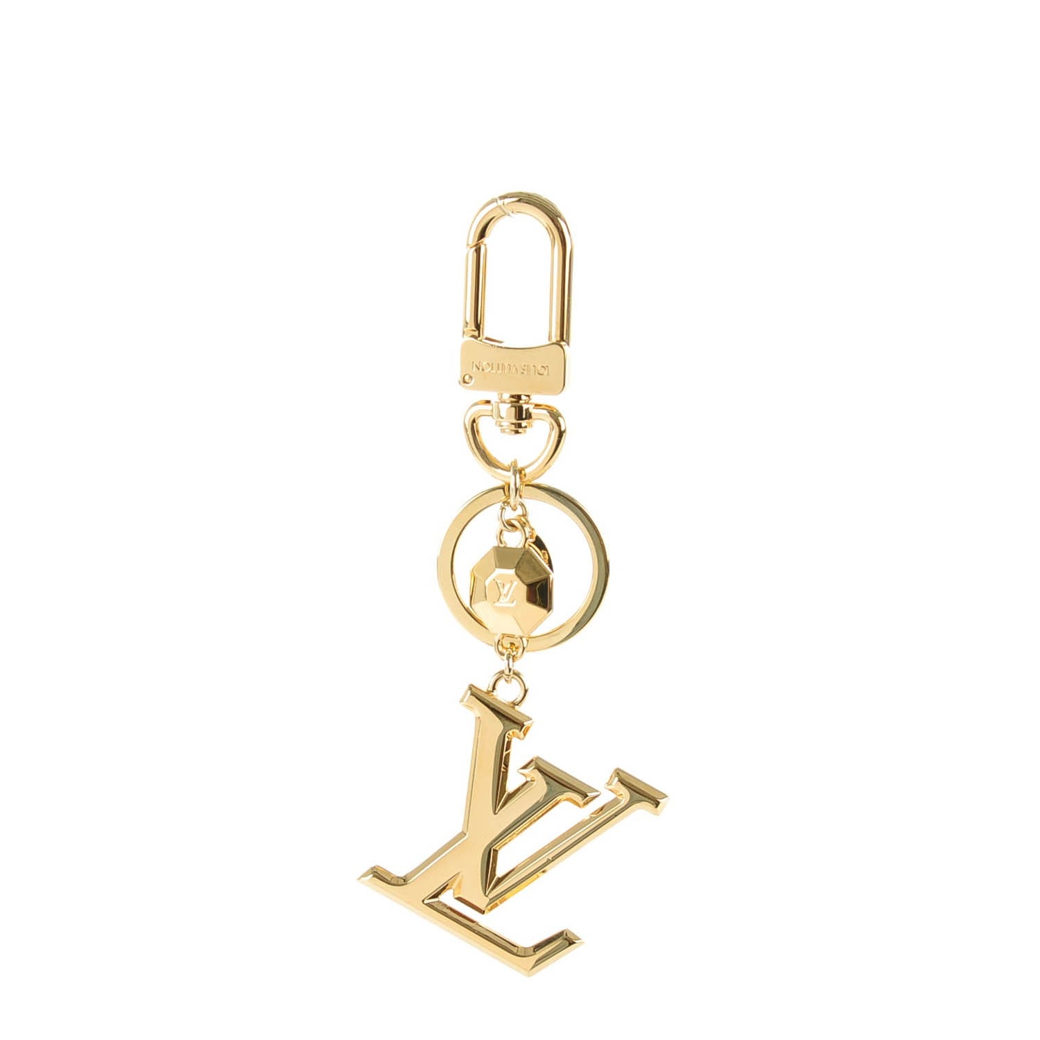 Louis Vuitton LV Facettes Key Holder Gold 1 of 5