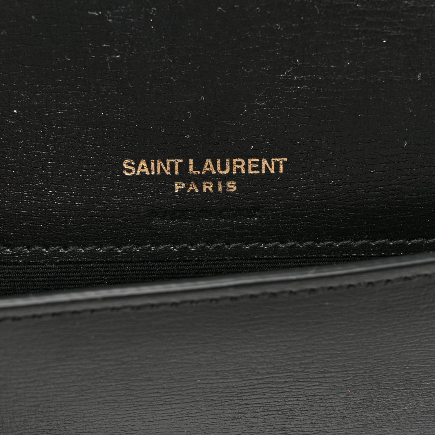 Saint Laurent Smooth Calfskin Monogram Phone Holder Crossbody Black 6 of 8