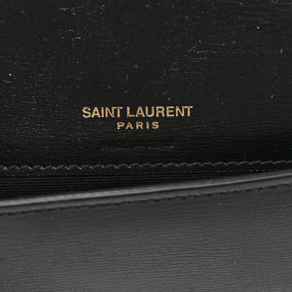Saint Laurent Smooth Calfskin Monogram Phone Holder Crossbody Black 6 of 8