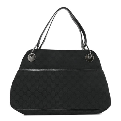 Gucci Monogram Medium Eclipse Shoulder Bag Black 1 of 9