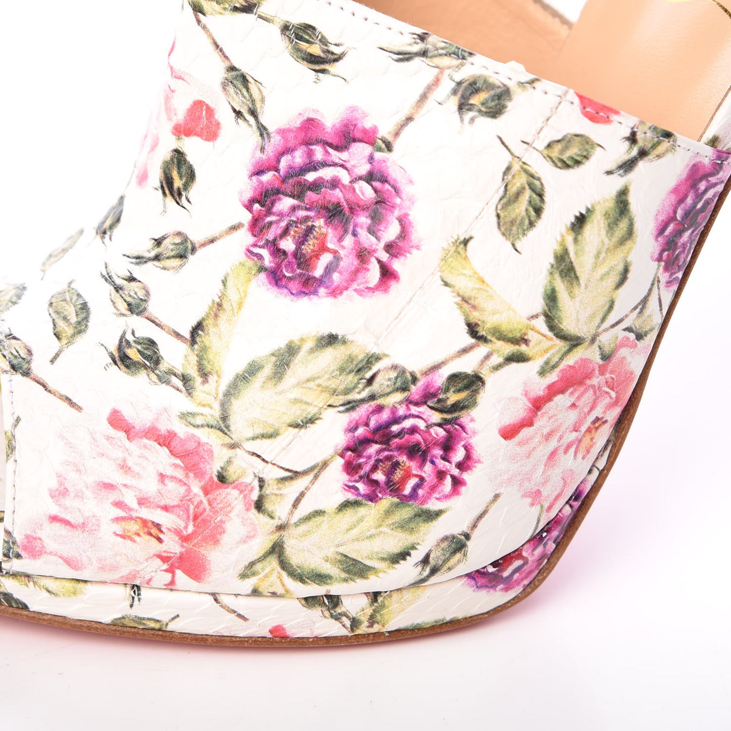 Watersnake Fiori Pigamule 120 Slide Sandals 39 Latte
