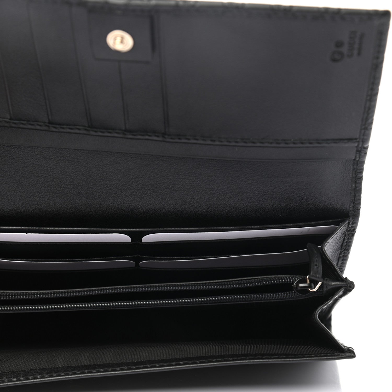 Gucci Soft Microguccissima Continental Wallet Black 5 of 7
