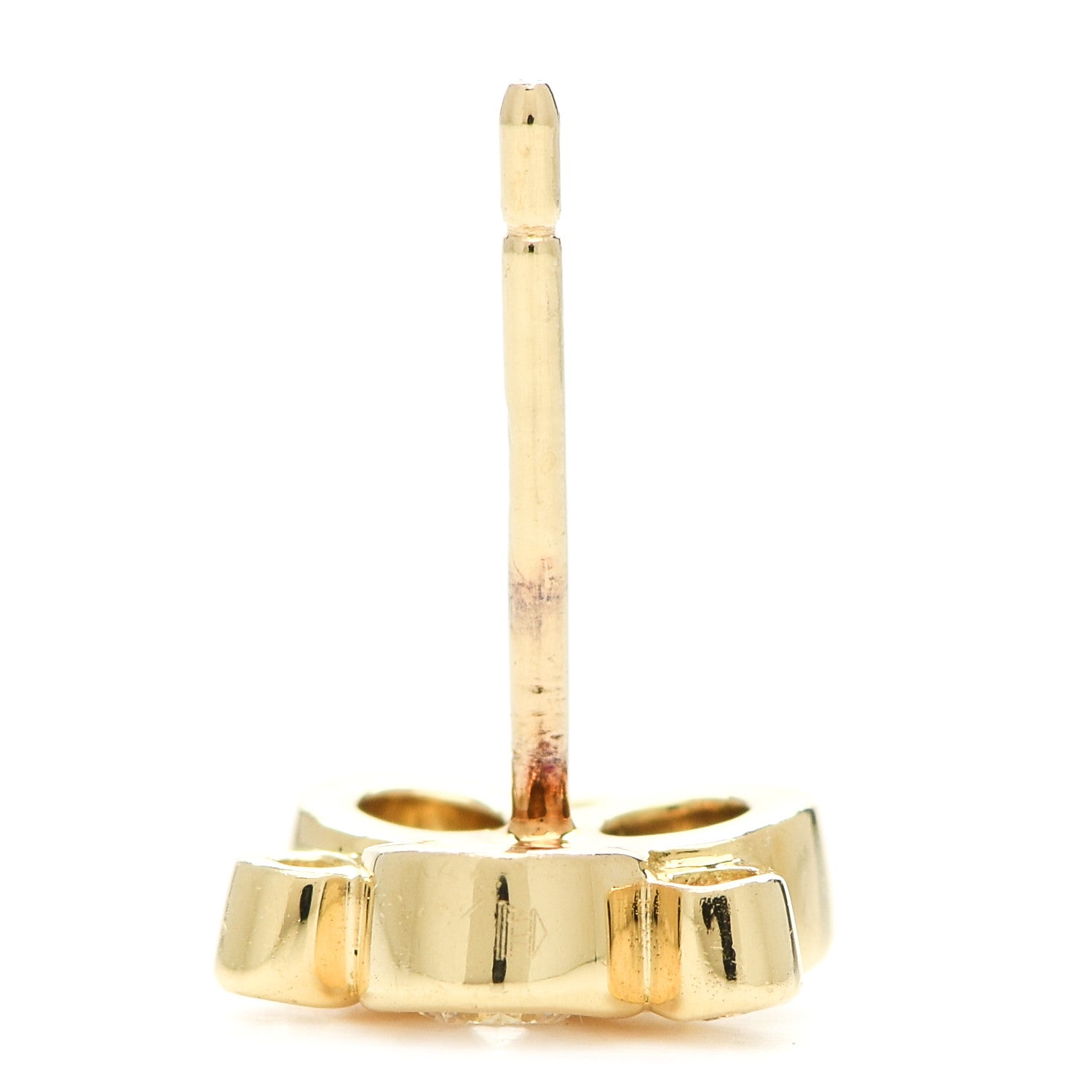 Temple St. Clair 18K Yellow Gold Diamond Small Classic Trio Earrings 5 of 5
