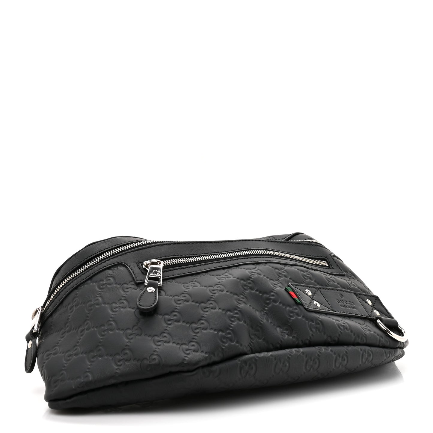 Guccissima Web Belt Bag Black