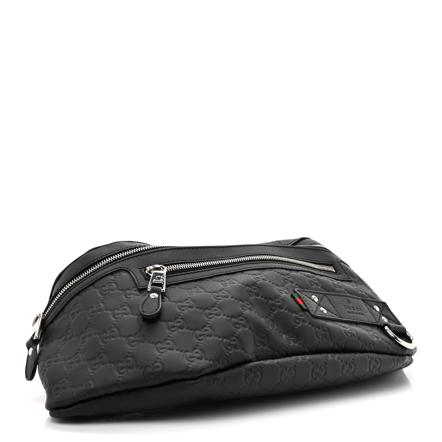 Gucci Guccissima Web Belt Bag Black 4 of 10
