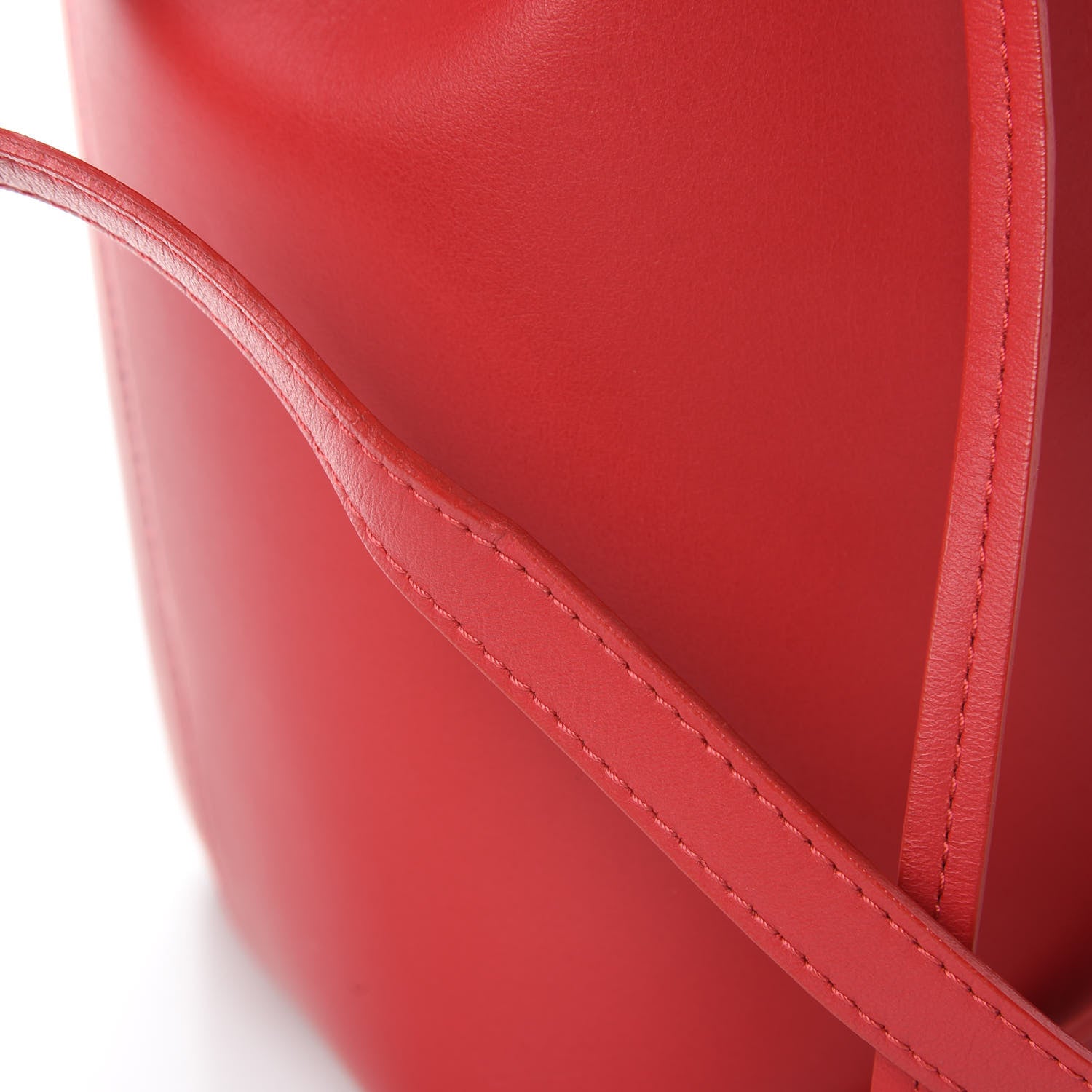 Mansur Gavriel Calfskin Mini Bucket Bag Flamma 14 of 15