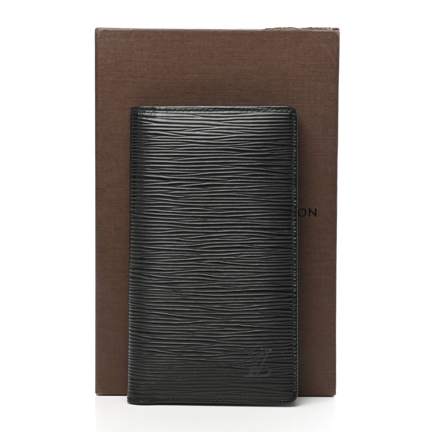 Epi Checkbook Organizer Wallet Black