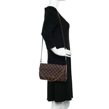 Louis Vuitton Damier Ebene Favorite MM 2 of 9