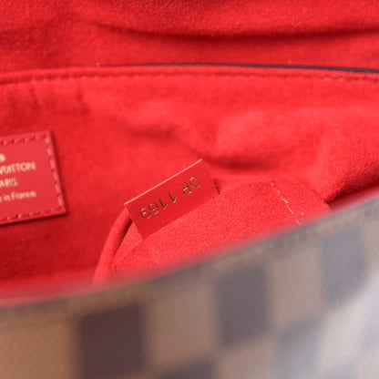 Louis Vuitton Damier Ebene Beaubourg MM Scarlet 9 of 10