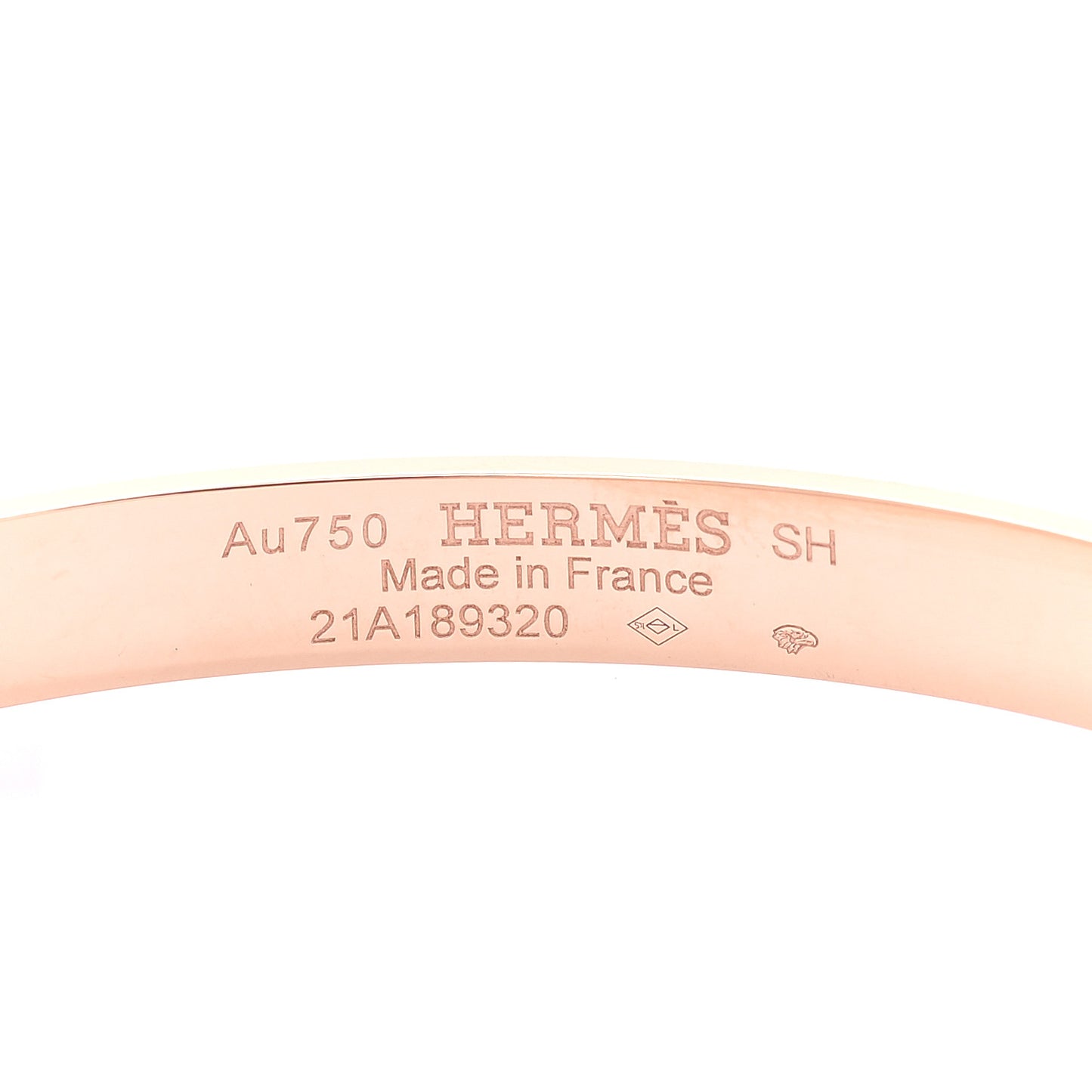 18K Rose Gold PM Collier De Chien Bracelet SH