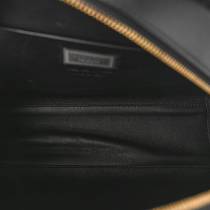 Versace Calfskin Medallion Tribute Bowling Bag Black 4 of 7