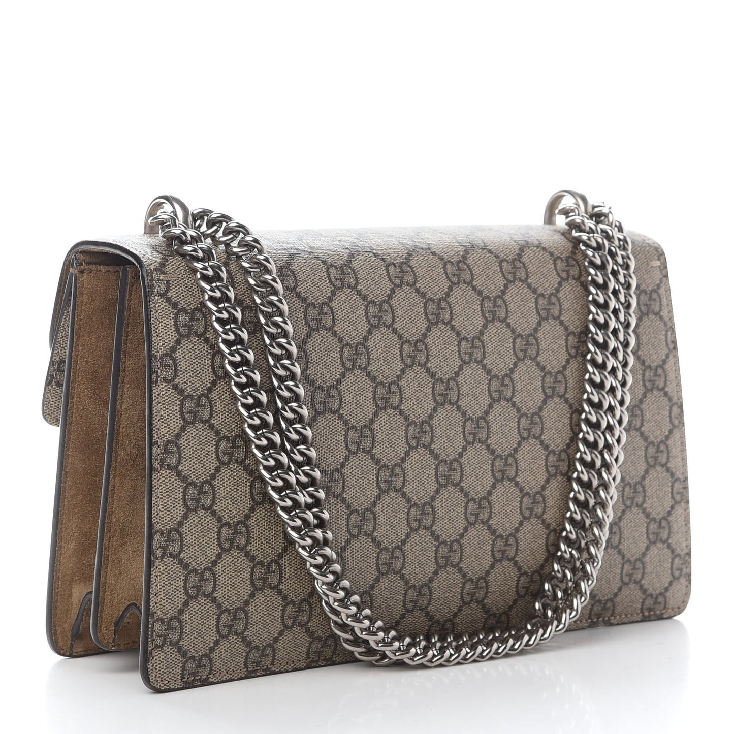 GG Supreme Monogram Small Dionysus Shoulder Bag Taupe