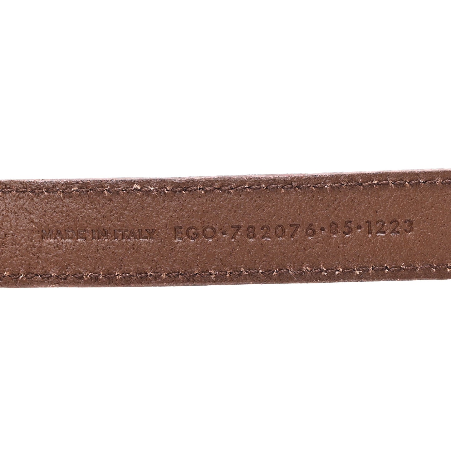 Vegetable Tanned Cassandre Belt 85 34 Dark Brown Chocolate