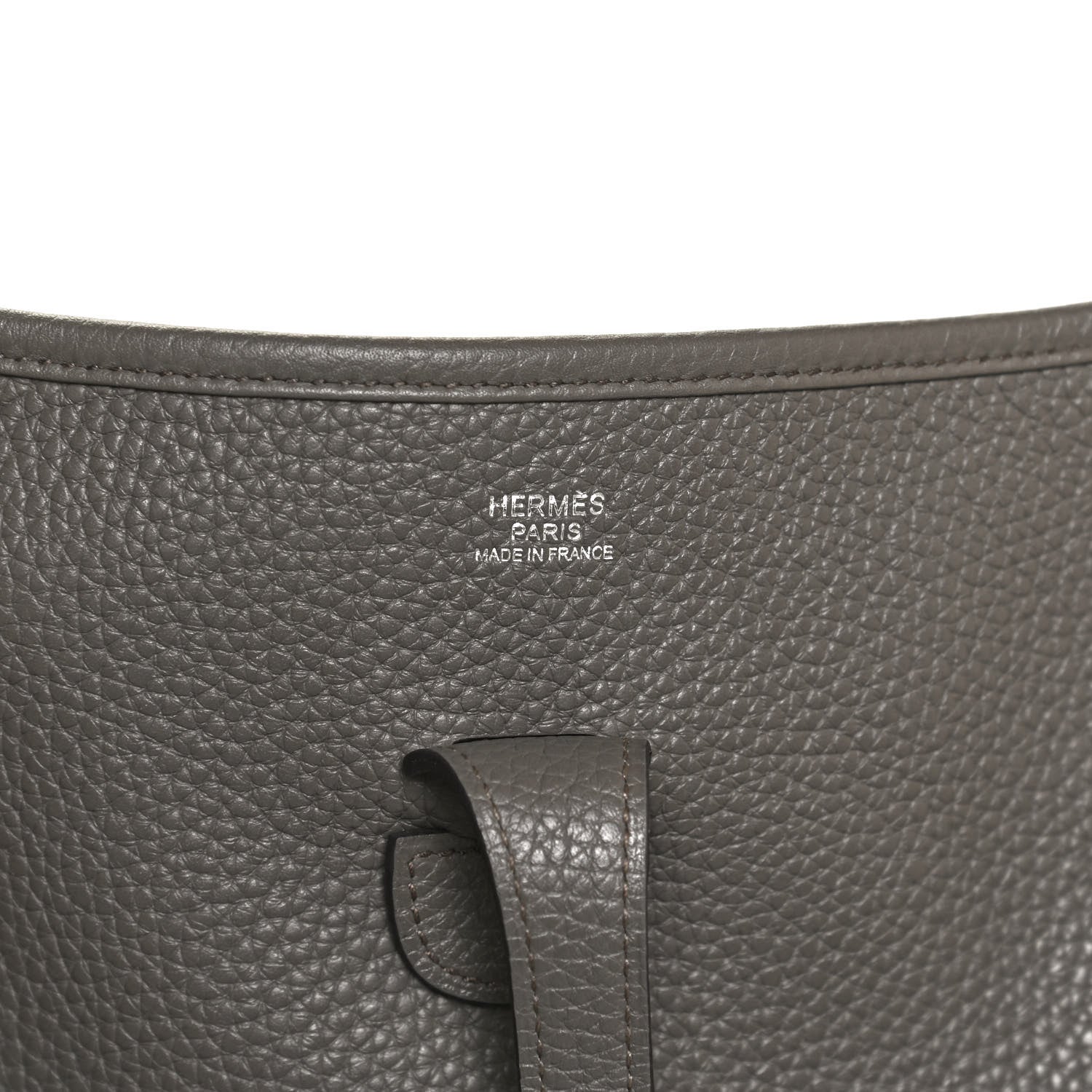 Hermes Taurillon Clemence Evelyne III PM Etain 5 of 10