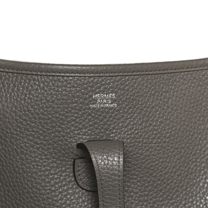 Hermes Taurillon Clemence Evelyne III PM Etain 5 of 10