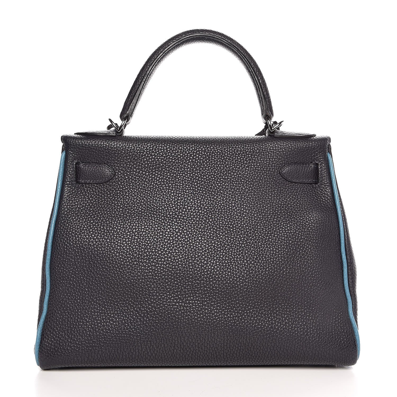 Hermes Togo Bi-Color Kelly Retourne 28 Indigo Blue Jean 5 of 64