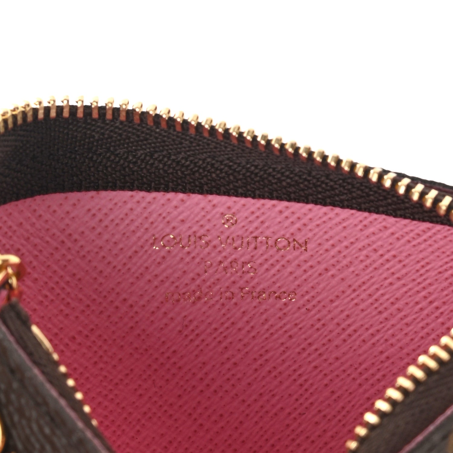 Louis Vuitton Monogram 2022 Christmas Animation Paris Key Pouch Pink 6 of 8