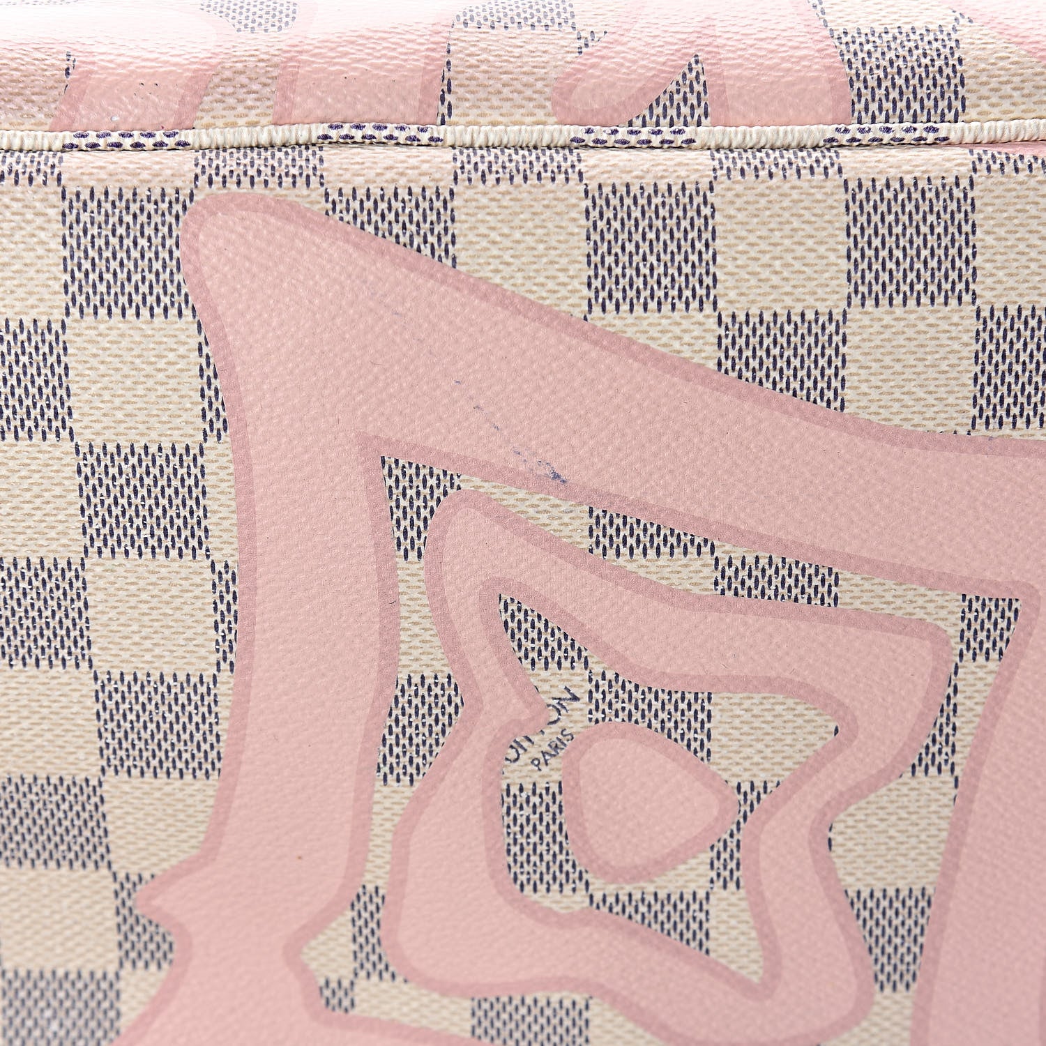 Louis Vuitton Damier Azur Tahitienne Neverfull MM 18 of 18
