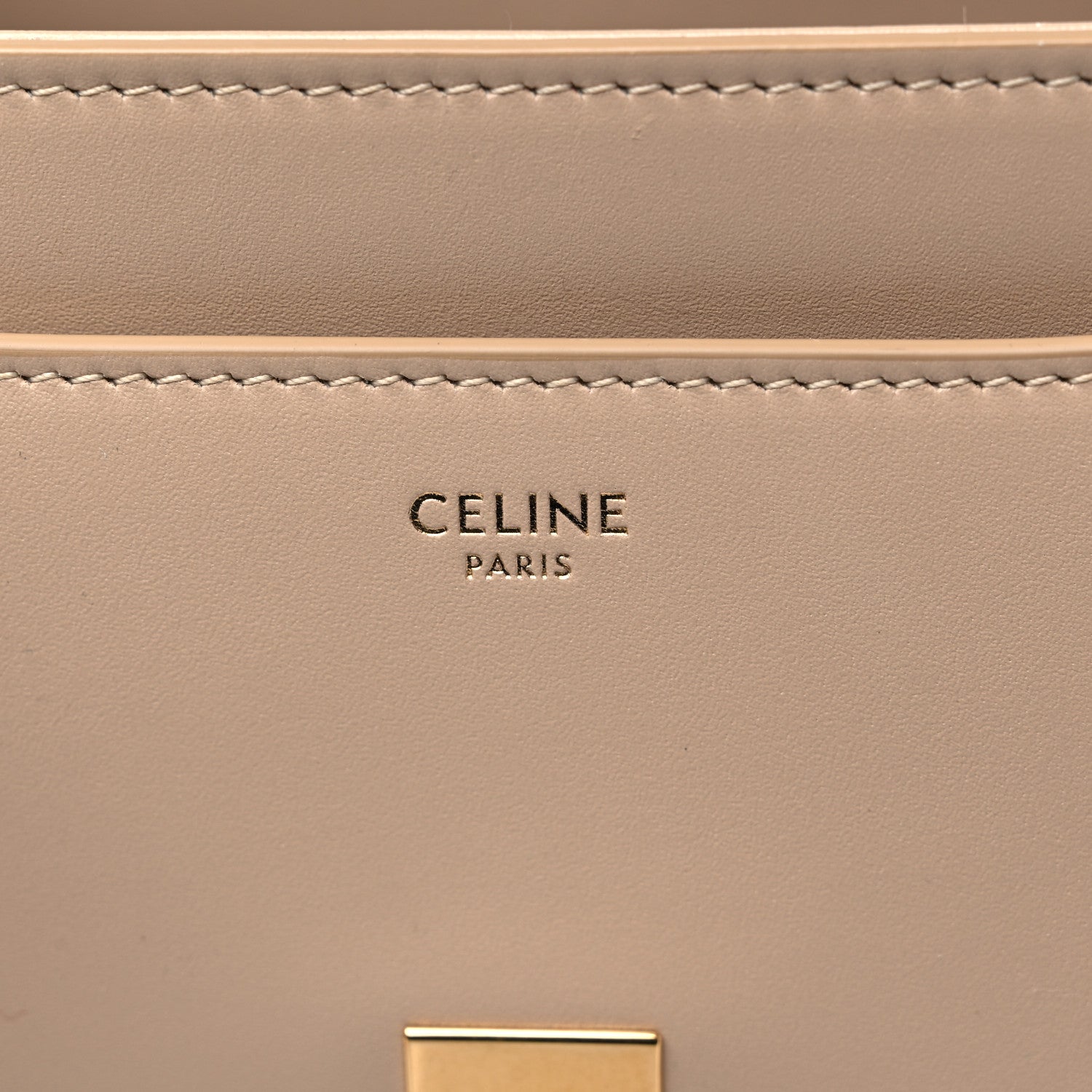 Celine Satinated Calfskin Small 16 Top Handle Bag White 6 of 13