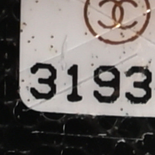 Caviar Quilted Small Cosmetic Case Black