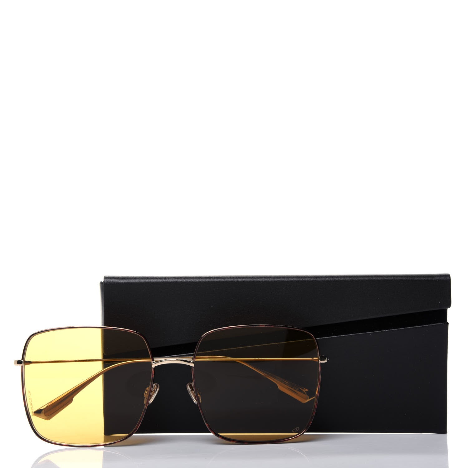 Christian Dior Metal Stellaire 1 Sunglasses Yellow Tortoise 9 of 9