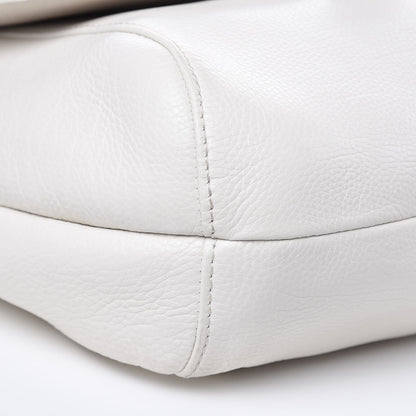 Gucci Calfskin Techno Horsebit Large Flap White 8 of 12