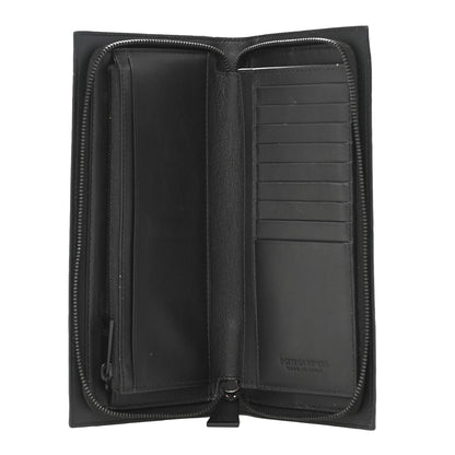 Bottega Veneta Nappa Intrecciato Zip Wallet Black 5 of 9