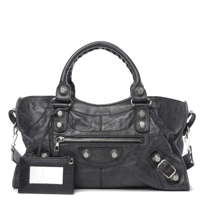 Balenciaga Agneau Giant 21 Silver Hardware Part Time Black 1 of 15