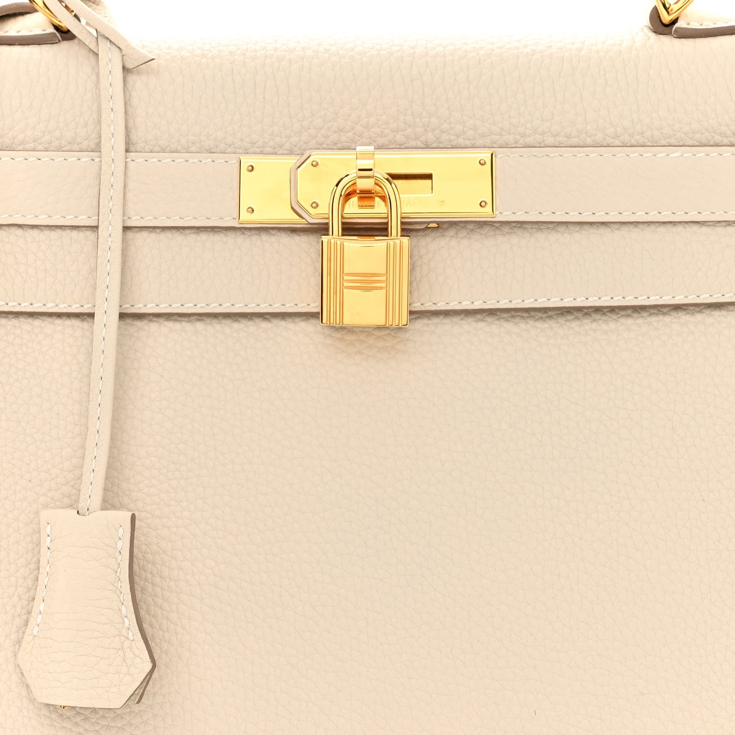 Hermes Togo Kelly Retourne 28 Craie 7 of 12
