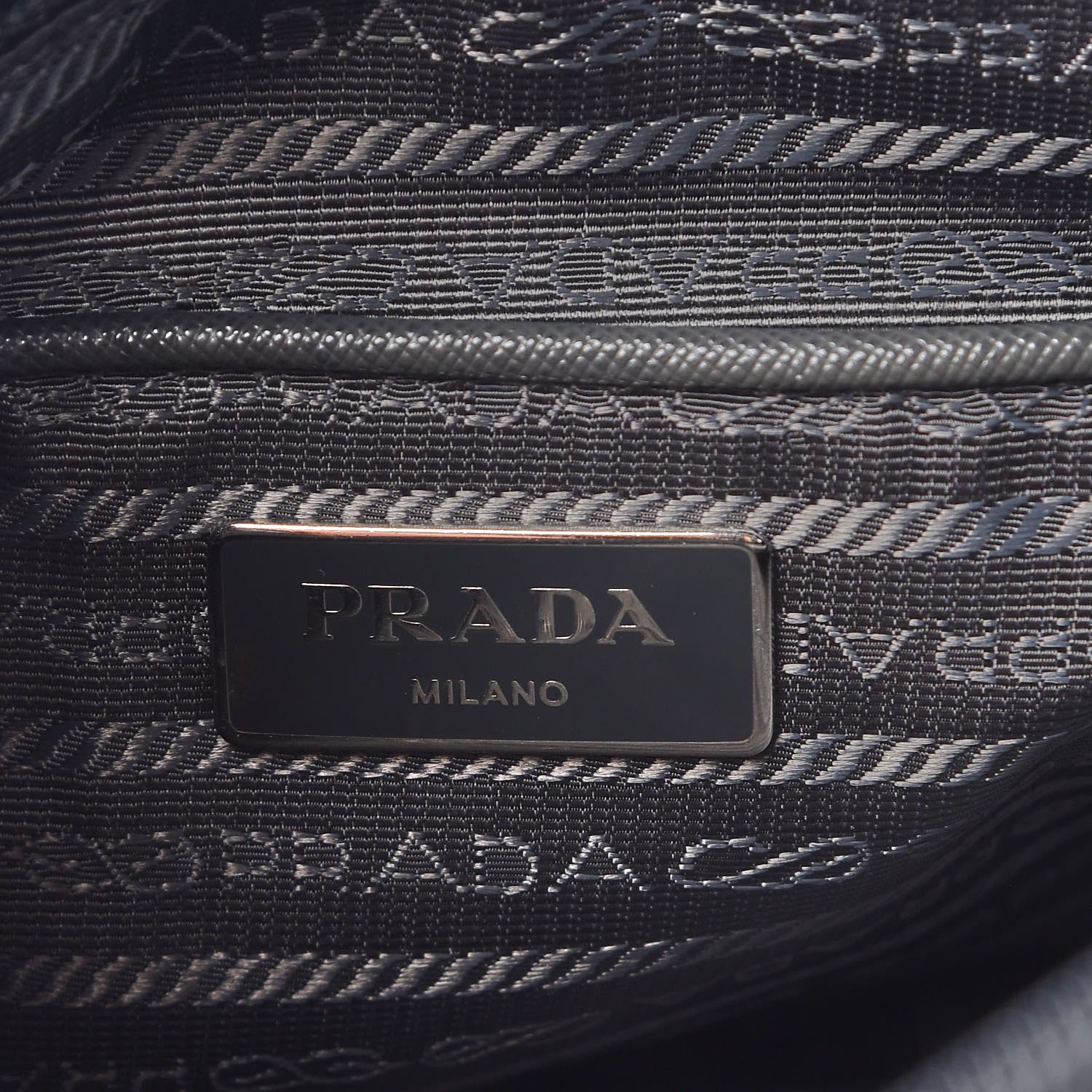 Prada Tessuto Nylon Vela Messenger Bag Grey 6 of 10