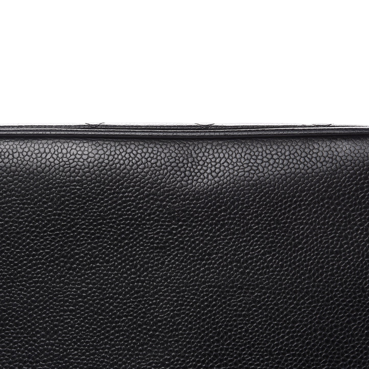 Caviar Quilted Medallion Tote Black