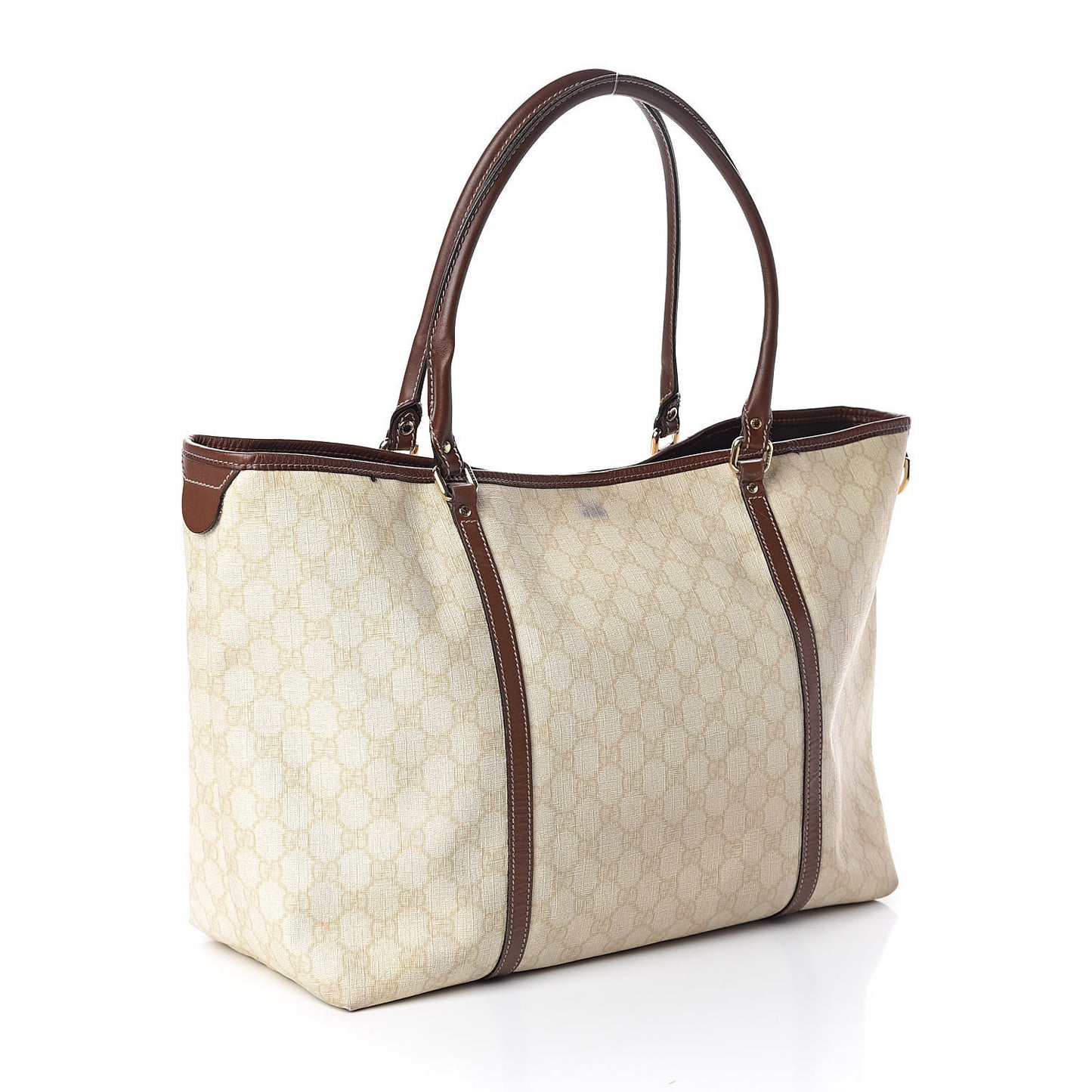 GG Plus Monogram Medium Joy Tote Brown
