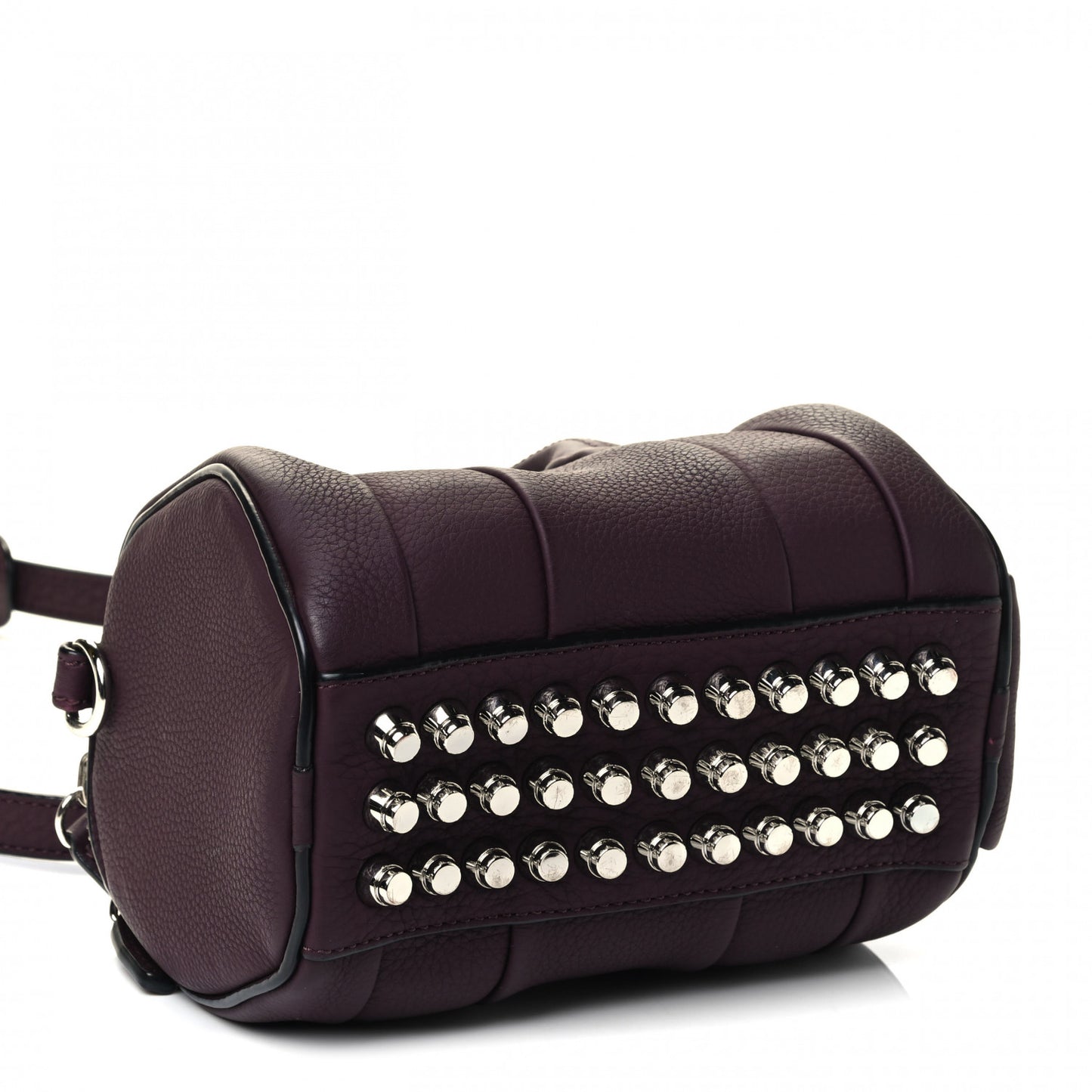 Pebbled Calfskin Mini Rockie Matte Oxblood