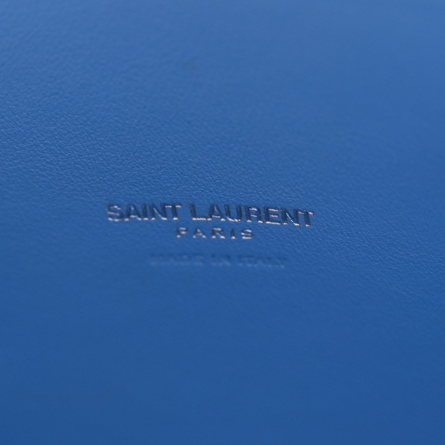 Grained Calfskin Baby Sac De Jour Blue Clair