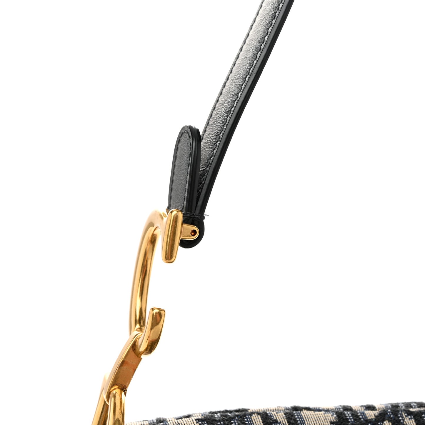 Oblique Saddle Bag Blue