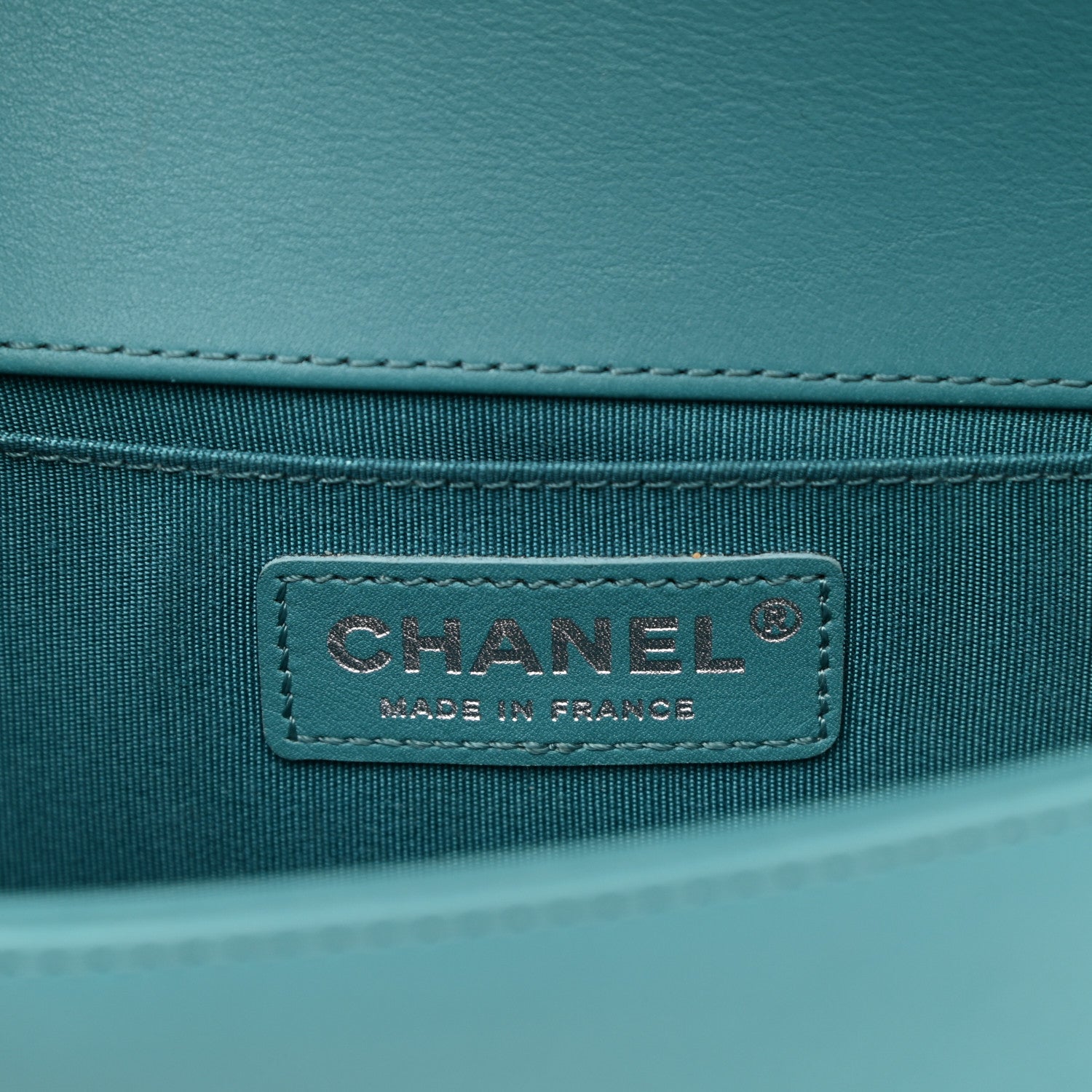 Chanel Calfskin Quilted Small Boy Flap Turquoise 6 of 11