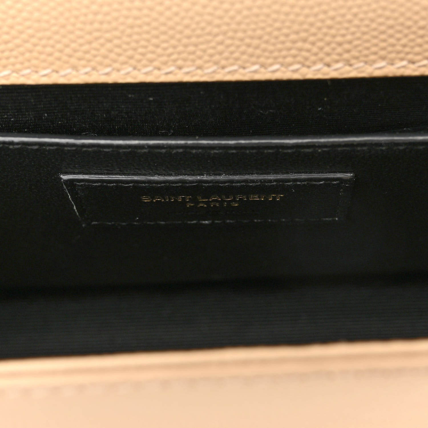 Saint Laurent Grain De Poudre Medium Monogram Kate Satchel Dark Beige 5 of 8