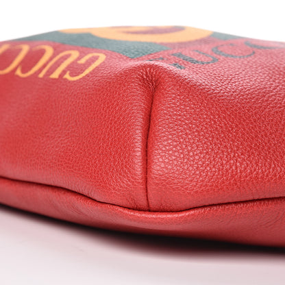 Gucci Grained Calfskin Logo Belt Bag Hibiscus Red 9 of 9