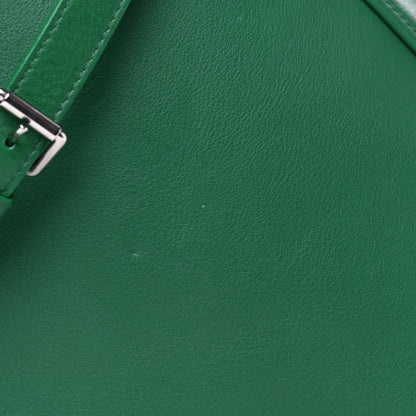 Balenciaga Shiny Day Calfskin M Triangle Duffle Vert Irlandais 5 of 6
