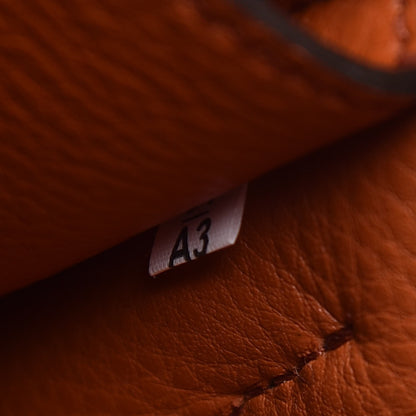 Prada Vitello Daino Small Double Tote Bruciato Rame 7 of 11