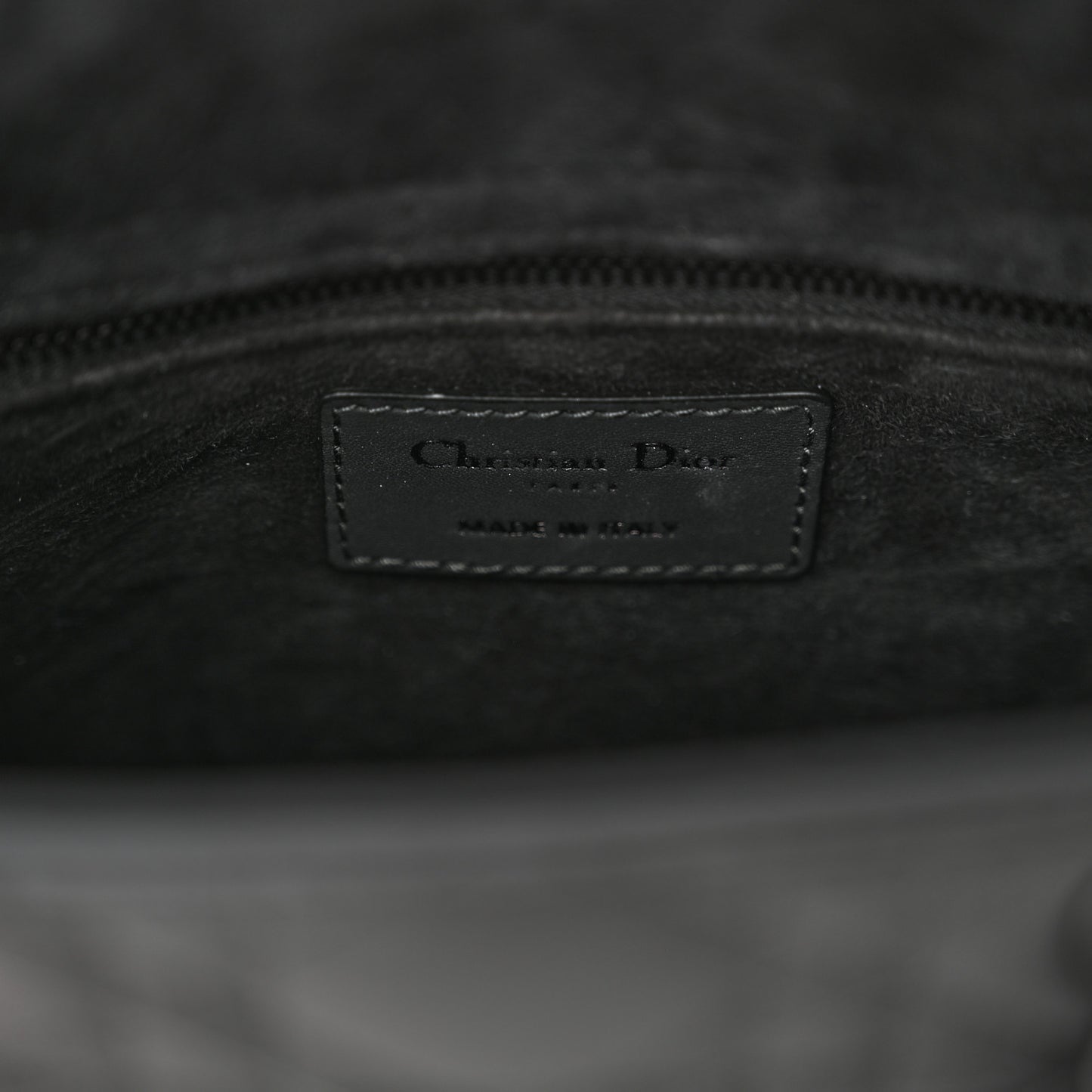 Ultra Matte Calfskin Cannage Small My ABCDior Lady Dior Black