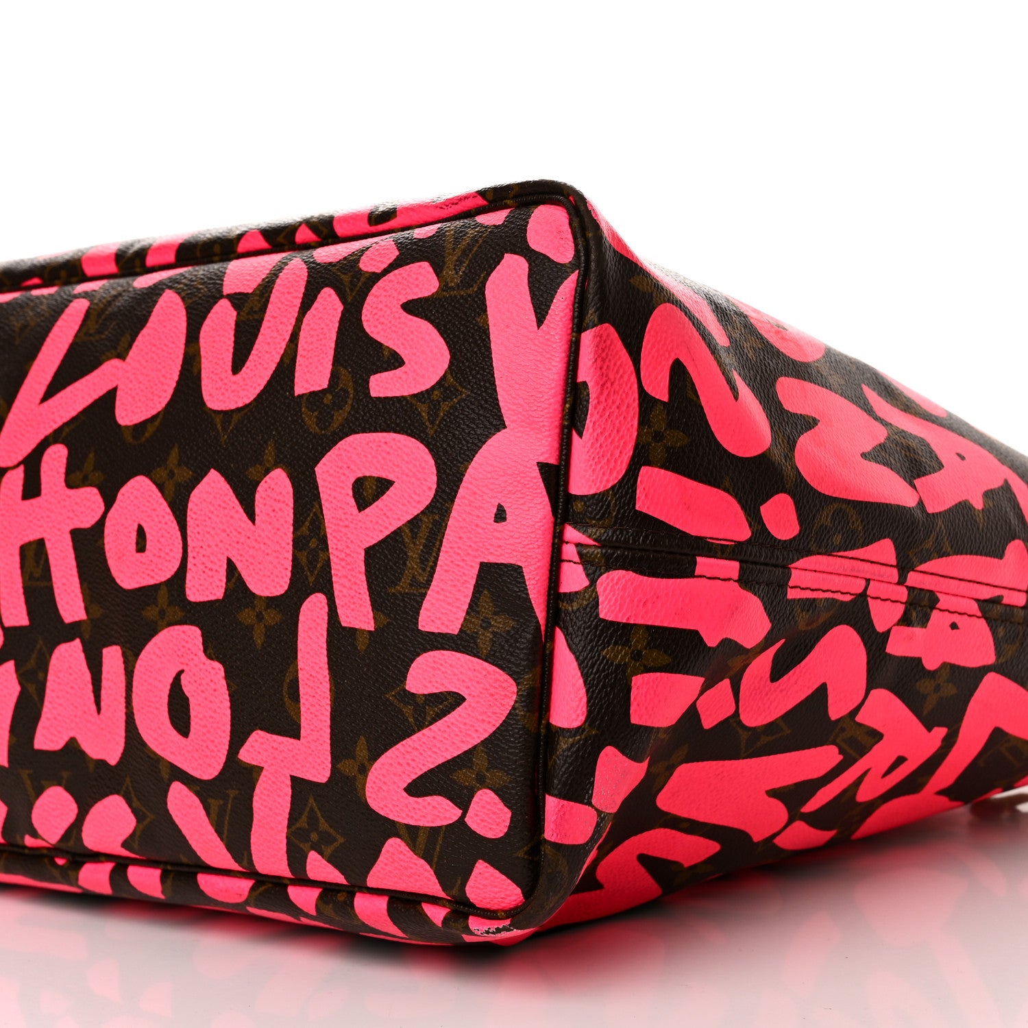 Louis Vuitton Monogram Graffiti Neverfull GM Fuchsia 10 of 11