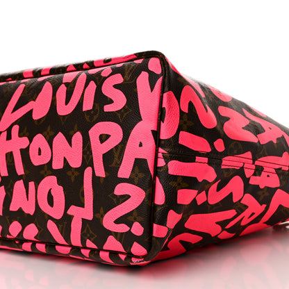 Louis Vuitton Monogram Graffiti Neverfull GM Fuchsia 10 of 11