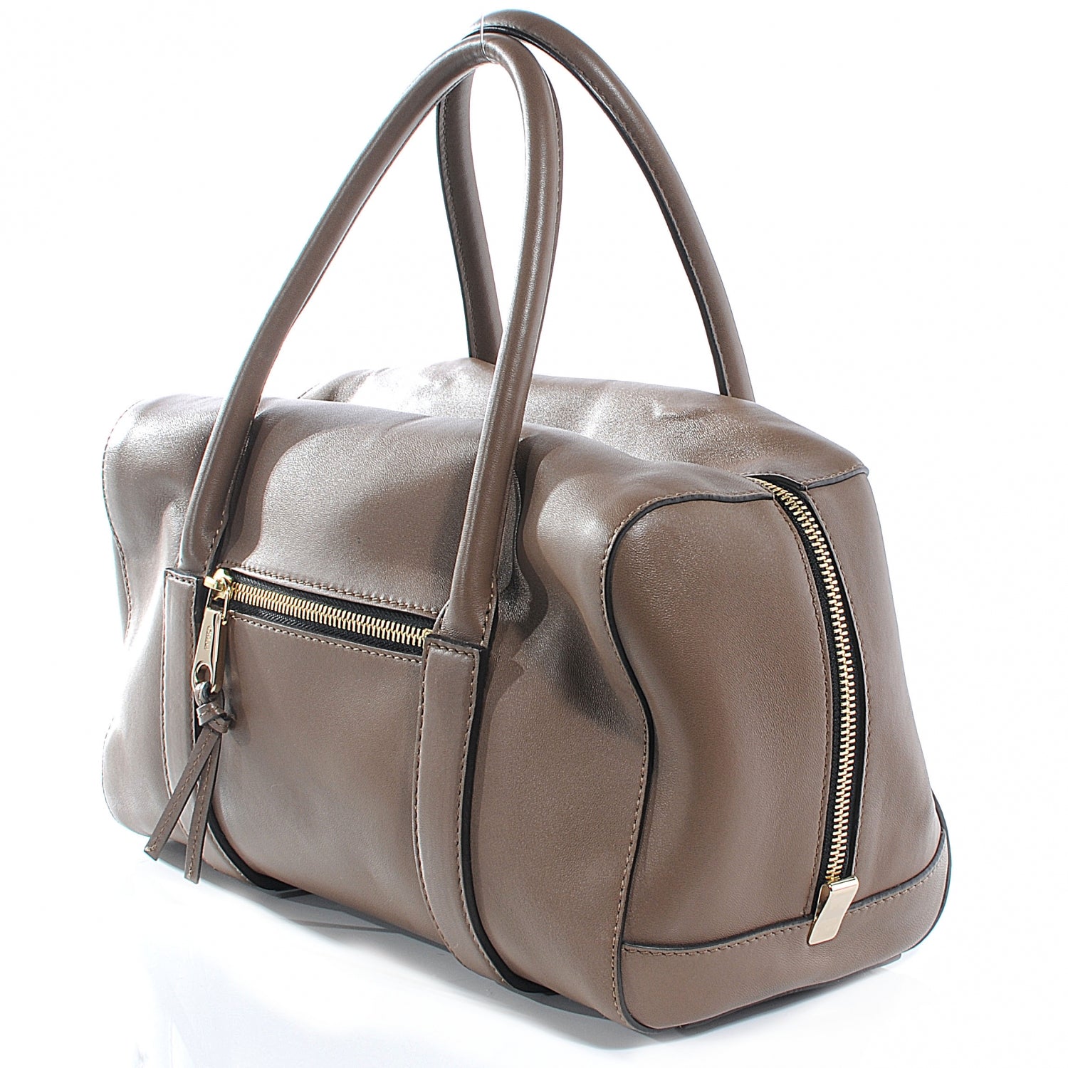 Chloe Leather Madeleine Satchel Smoke 6 of 8